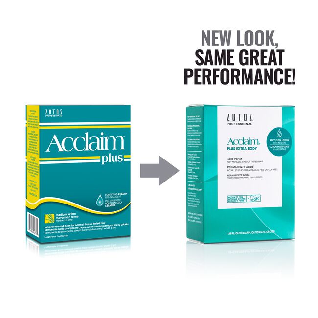 Acclaim Plus Extra Body Acid Perm | Normal, Fine or Tinted Hair | ZOTOS - SH Salons