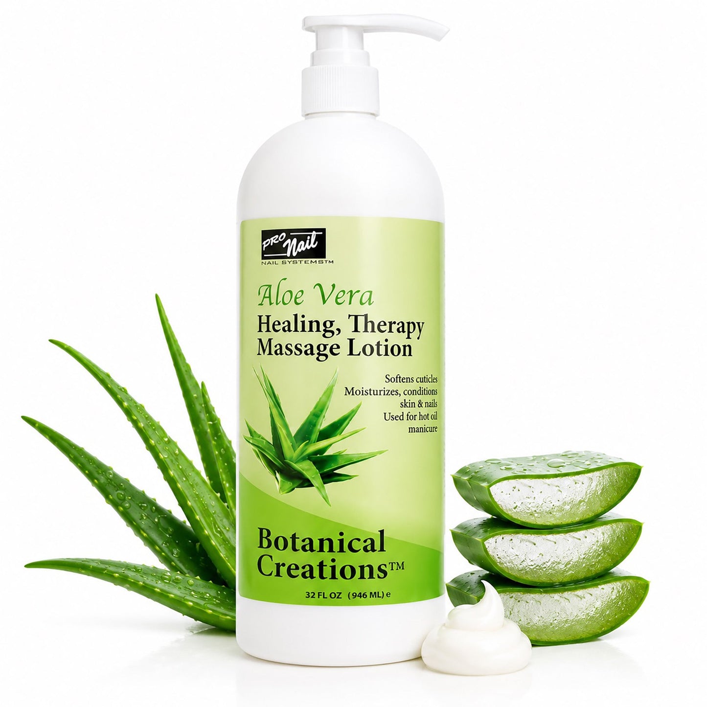 Aloe Vera | Spa & Pedicure Massage Lotion 32 fl oz – Dual - Phase Thermal Treatment | PRO NAIL by PRO NAIL | SH Salons