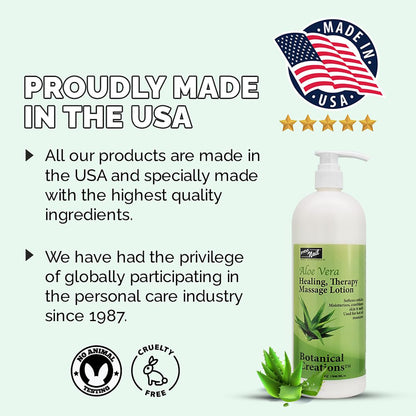 Aloe Vera | Spa & Pedicure Massage Lotion 32 fl oz – Dual - Phase Thermal Treatment | PRO NAIL by PRO NAIL | SH Salons