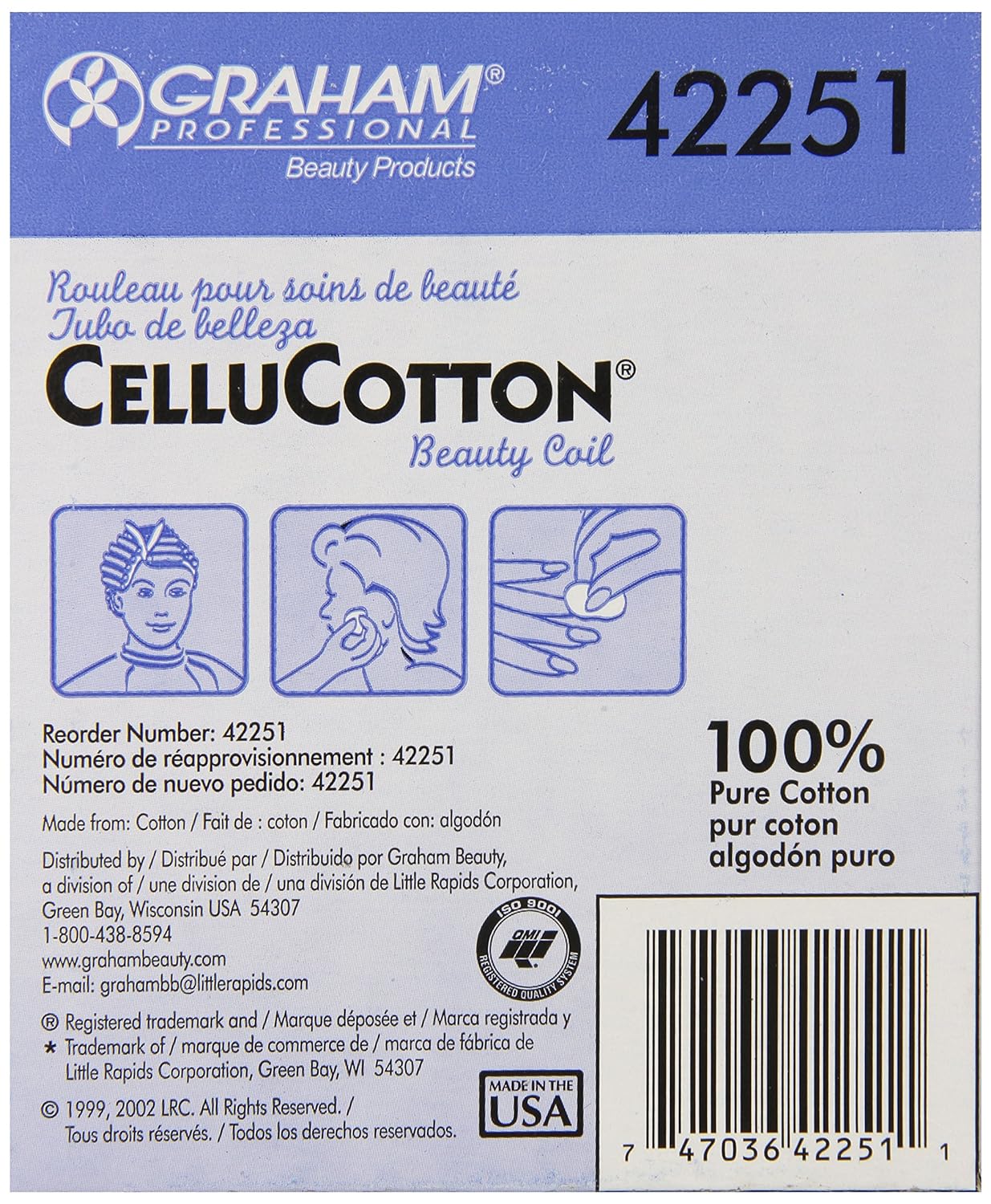 CelluCotton Beauty Coil | 100% Pure Cotton | 40 Feet | GRAHAM BEAUTY - SH Salons