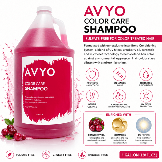 Color Care Shampoo – For Color - Treated Hair | Sulfate - Free | Gallon | AVYO by AVYO | SH Salons