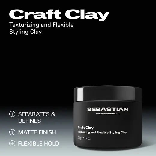 Craft Clay Texturizing and Flexible Styling Clay | SEBASTIAN by SEBASTIAN | SH Salons