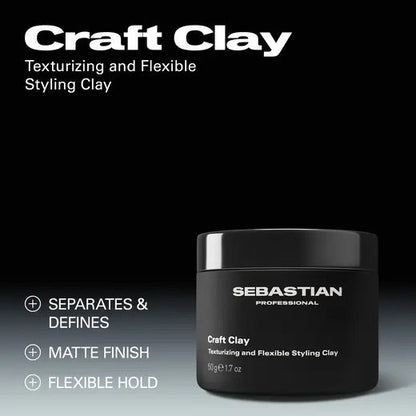 Craft Clay Texturizing and Flexible Styling Clay | SEBASTIAN by SEBASTIAN | SH Salons