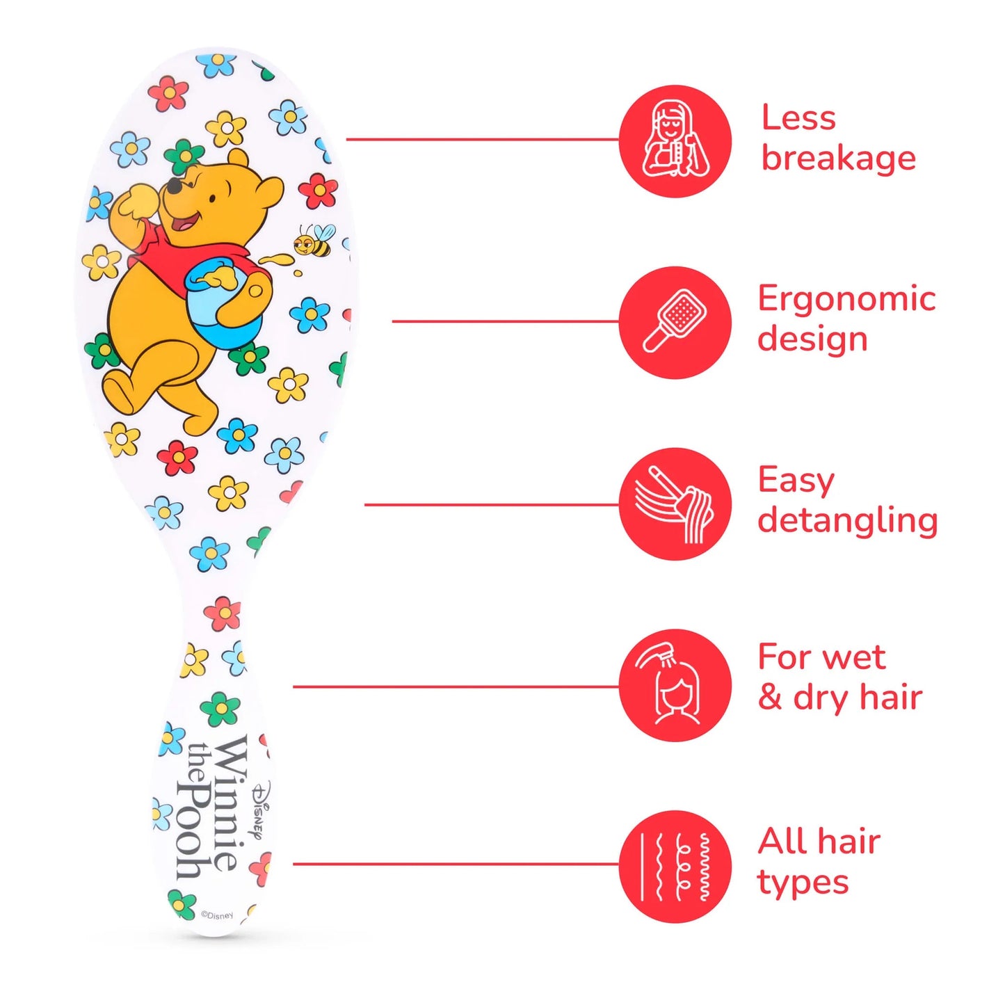 Disney Winnie the Pooh | Original Detangler | WET BRUSH | COMBS & BRUSHES by WET BRUSH - PRO - SH Salons