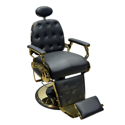 DK - 88049 | Black and Gold | Barber Chair - SH Salons