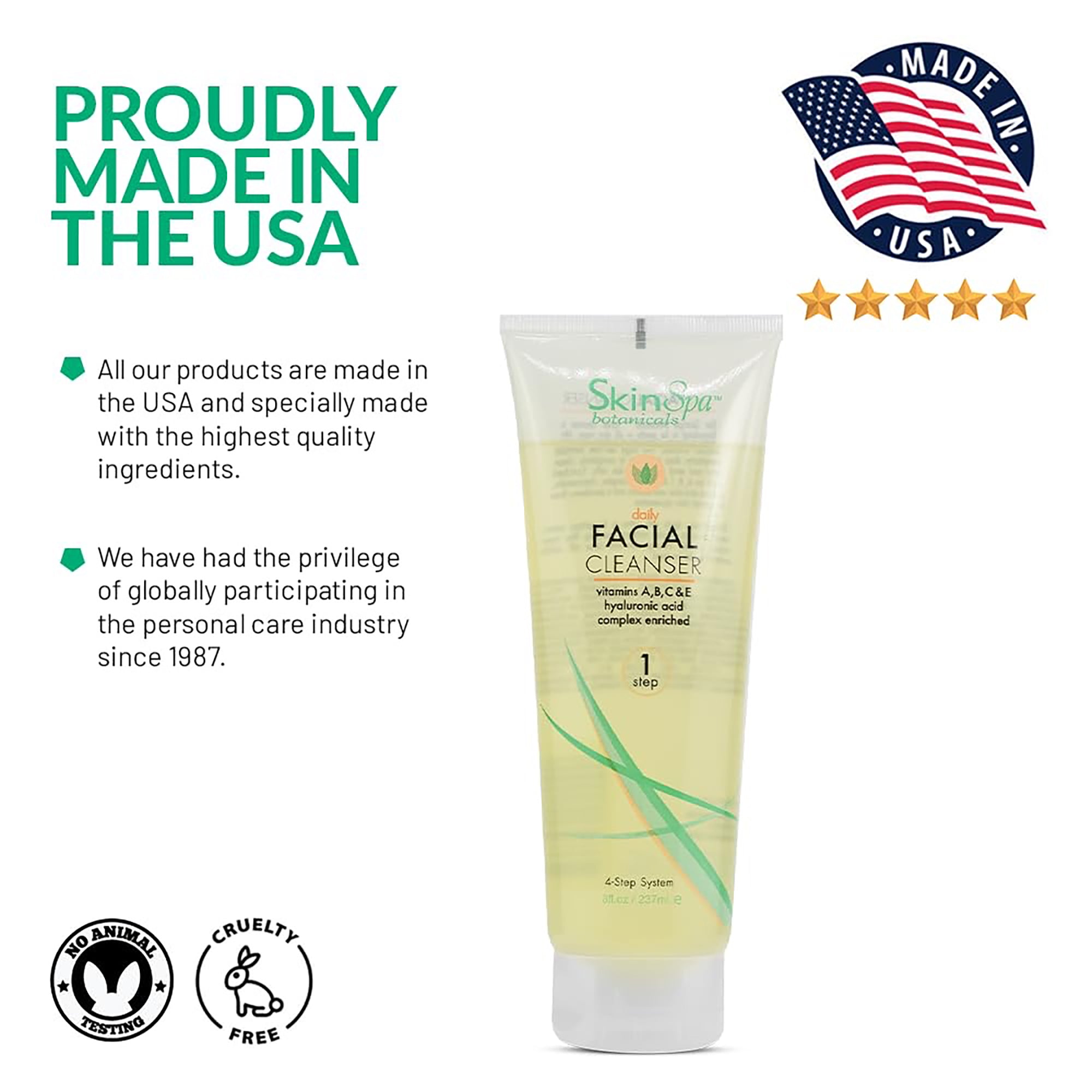 Facial Cleanser for All Skin Types | 8 fl.oz. | SKIN SPA | SKIN CARE by SKIN SPA - SH Salons