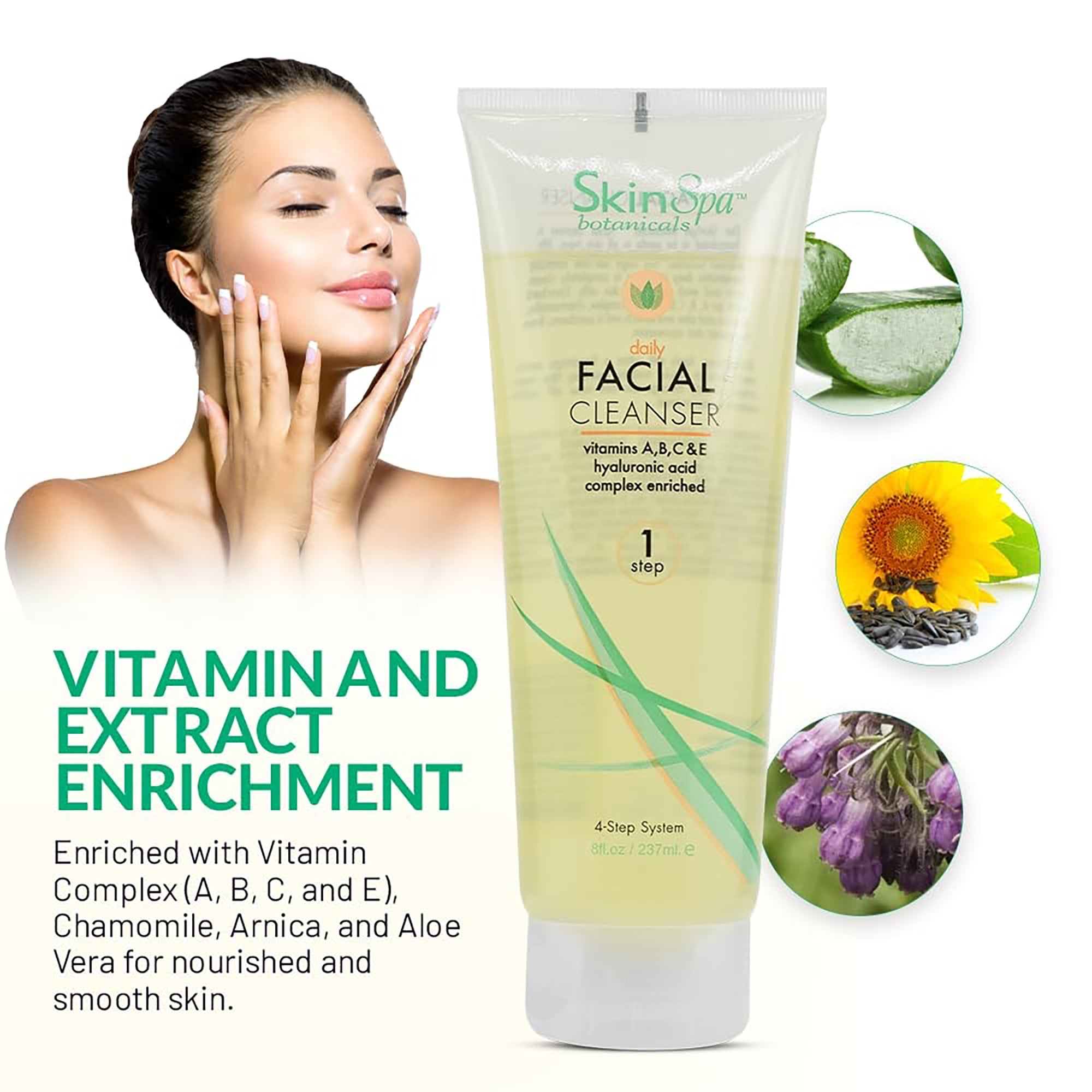 Facial Cleanser for All Skin Types | 8 fl.oz. | SKIN SPA | SKIN CARE by SKIN SPA - SH Salons