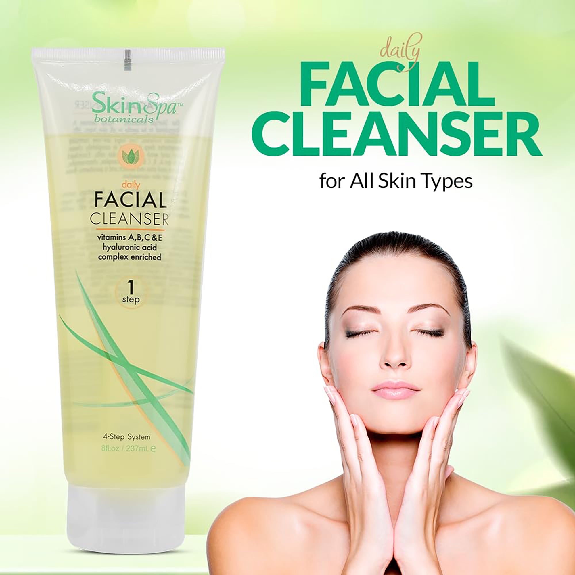 Facial Cleanser for All Skin Types | 8 fl.oz. | SKIN SPA | SKIN CARE by SKIN SPA - SH Salons