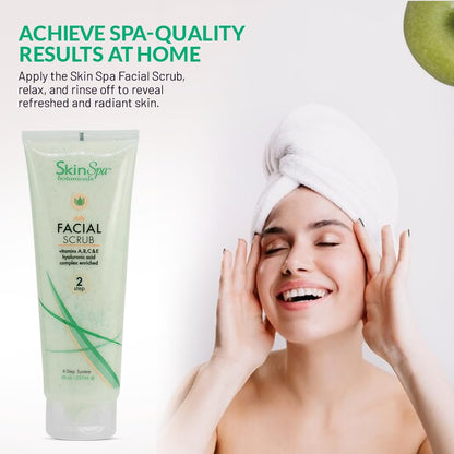 Facial Scrub – Aloe Vera | 8 fl.oz. | Step 2 | SKIN SPA | SKIN CARE by SKIN SPA - SH Salons