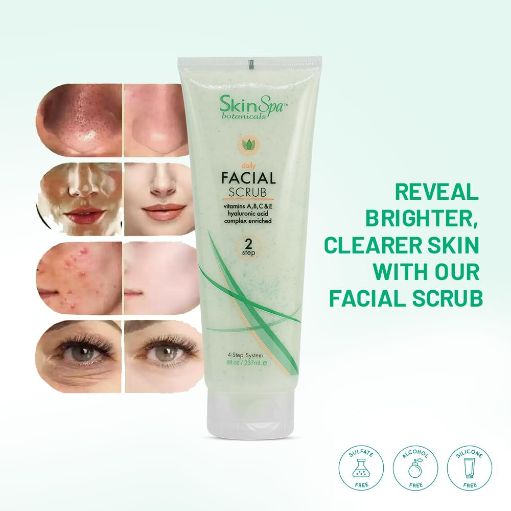 Facial Scrub – Aloe Vera | 8 fl.oz. | Step 2 | SKIN SPA | SKIN CARE by SKIN SPA - SH Salons