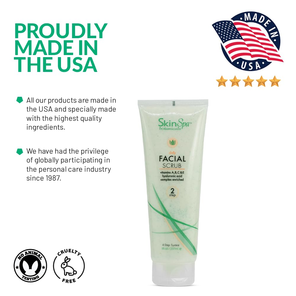 Facial Scrub – Aloe Vera | 8 fl.oz. | Step 2 | SKIN SPA | SKIN CARE by SKIN SPA - SH Salons