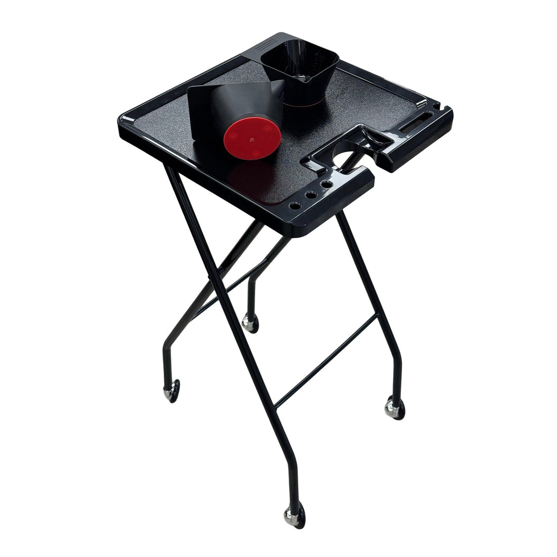 FAW002-B | Professional Salon Rolling Utility Tray – SH Salons