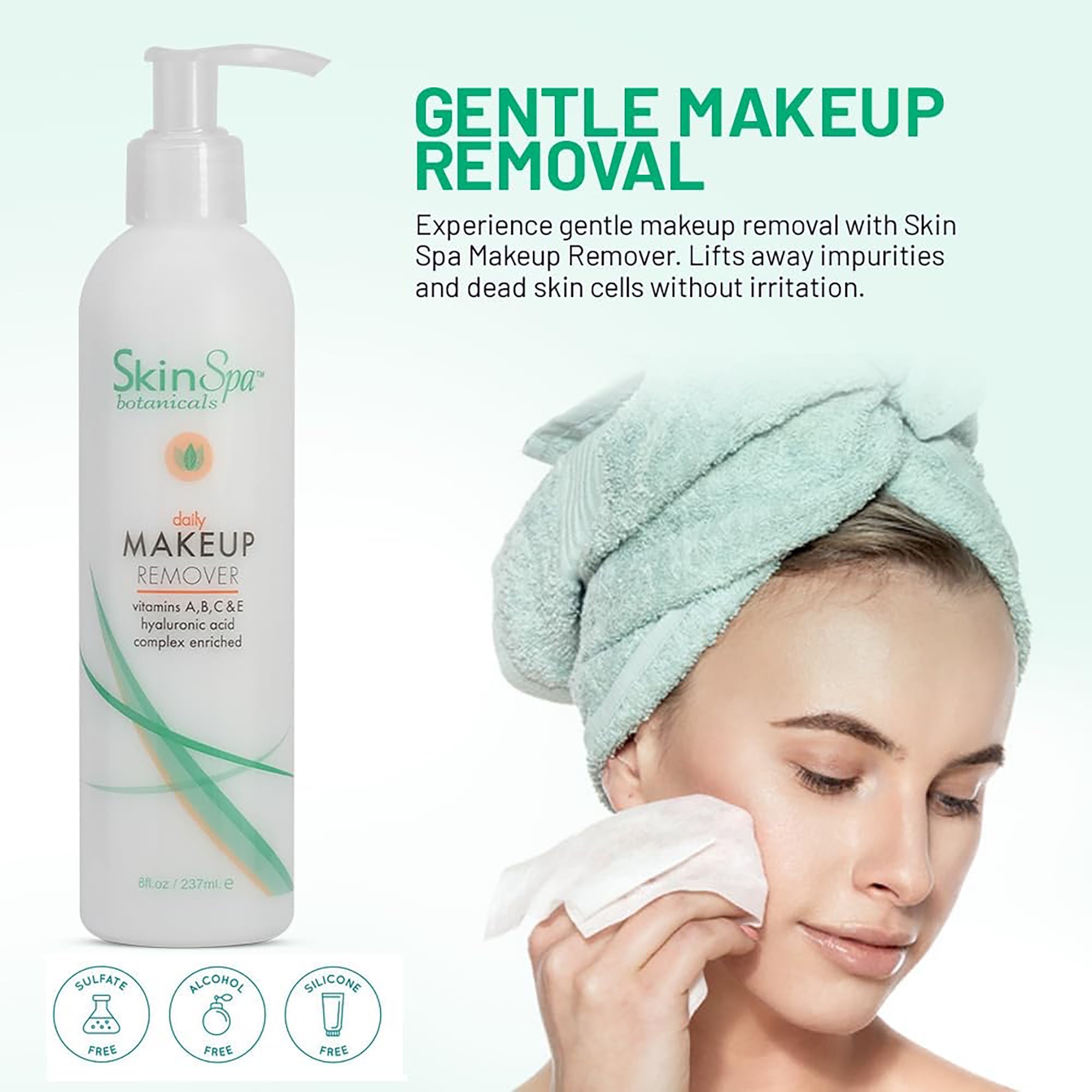 Gentle Makeup Cleanser | 8 fl.oz. | SKIN SPA | SKIN CARE by SKIN SPA - SH Salons