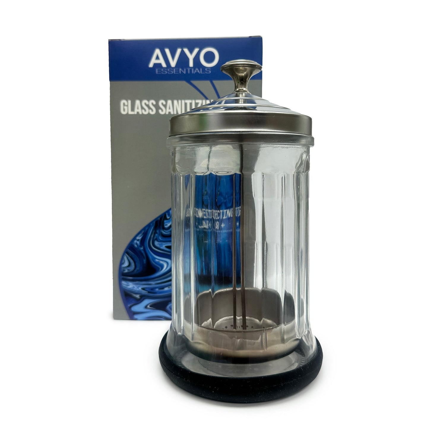 Glass Sanitizing Jar | 21 fl.oz. | AVYO - SH Salons