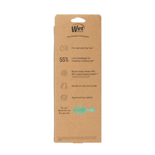 Go Green Curl Detangler Hair Brush | Curly Hair Detangling Brush with IntelliFlex® Bristles | WET BRUSH by WET BRUSH-PRO | SH Salons