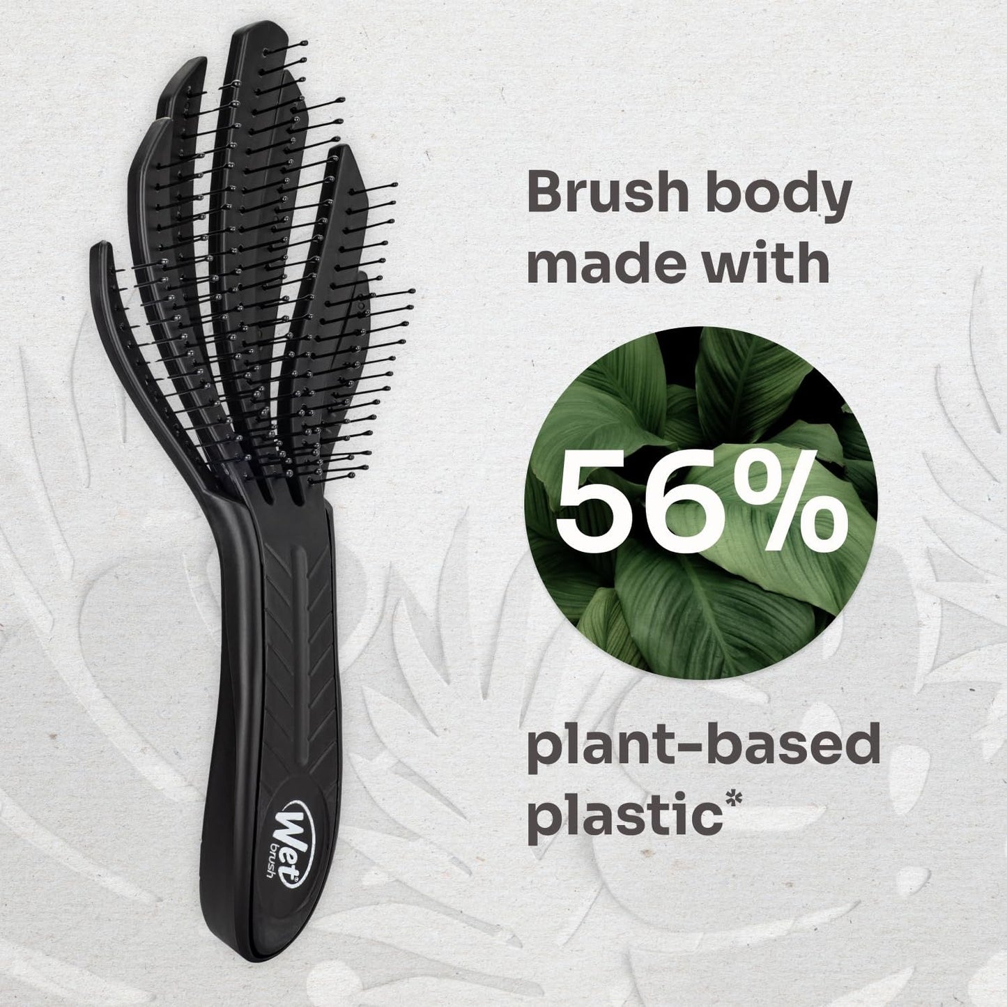 Go Green Curl Detangler Hair Brush | Curly Hair Detangling Brush with IntelliFlex® Bristles | WET BRUSH by WET BRUSH-PRO | SH Salons