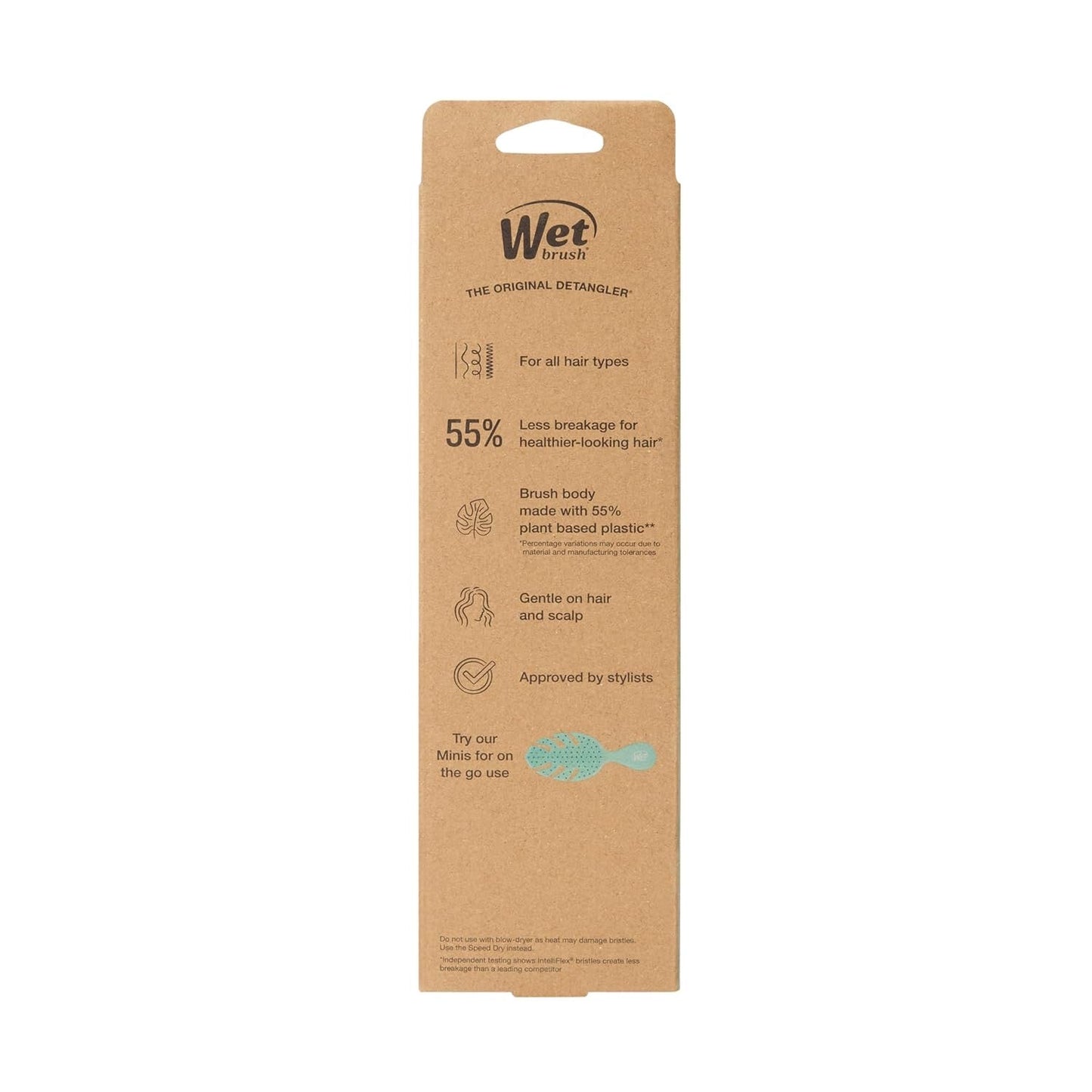 Go Green Detangler Hair Brush | Plant-Based Detangling Brush for Wet & Dry Hair | WET BRUSH by WET BRUSH-PRO | SH Salons
