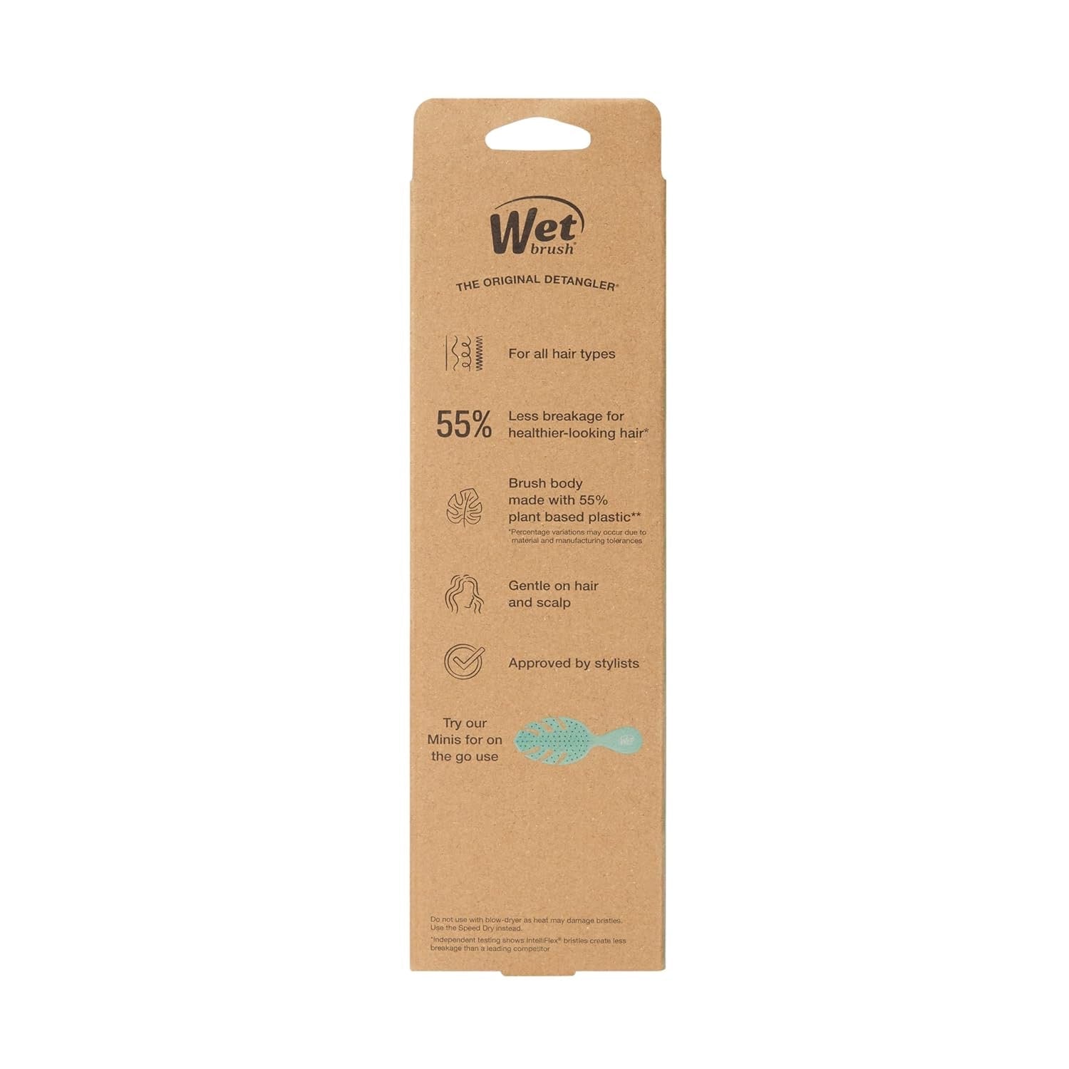 Go Green Detangler Hair Brush | Plant-Based Detangling Brush for Wet & Dry Hair | WET BRUSH by WET BRUSH-PRO | SH Salons