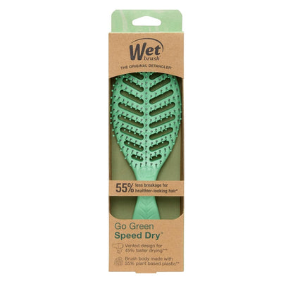 Go Green Speed Dry Hair Brush – Vented Blow Dry | Brush with HeatFlex Bristles | WET BRUSH by WET BRUSH-PRO | SH Salons