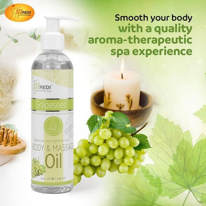 Grapeseed | Body & Massage Oil | 8 fl. oz. | SPA REDI by SPA REDI | SH Salons