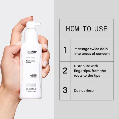 Hair Booster Serum | 3.3 oz / 100mL | Density Defend | NIOXIN | HAIR STYLING PRODUCTS by NIOXIN - SH Salons