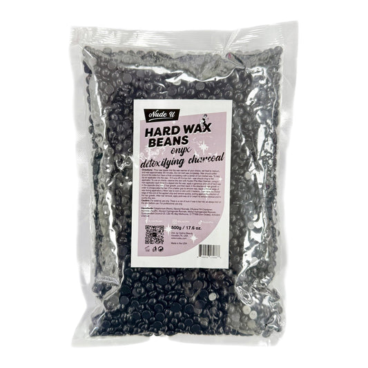 Hard Wax Beans | Onyx Detoxifying Charcoal | NUDE U | WAXING KITS & SUPPLIES by NUDE U - SH Salons