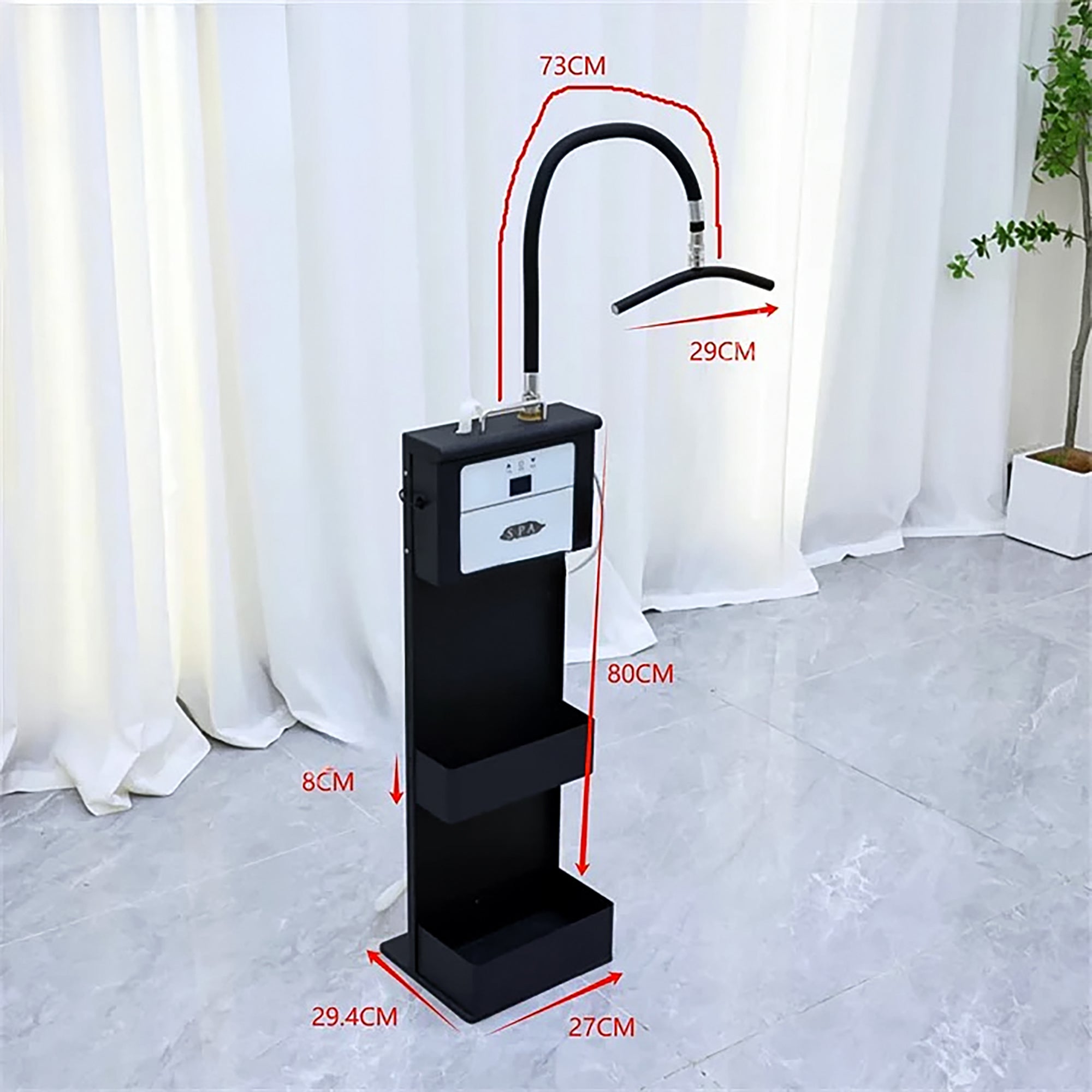 Hydrotherapy Waterfall Head Spa Attachment | Portable Pipeless Salon Wash Unit by SSW | SH Salons