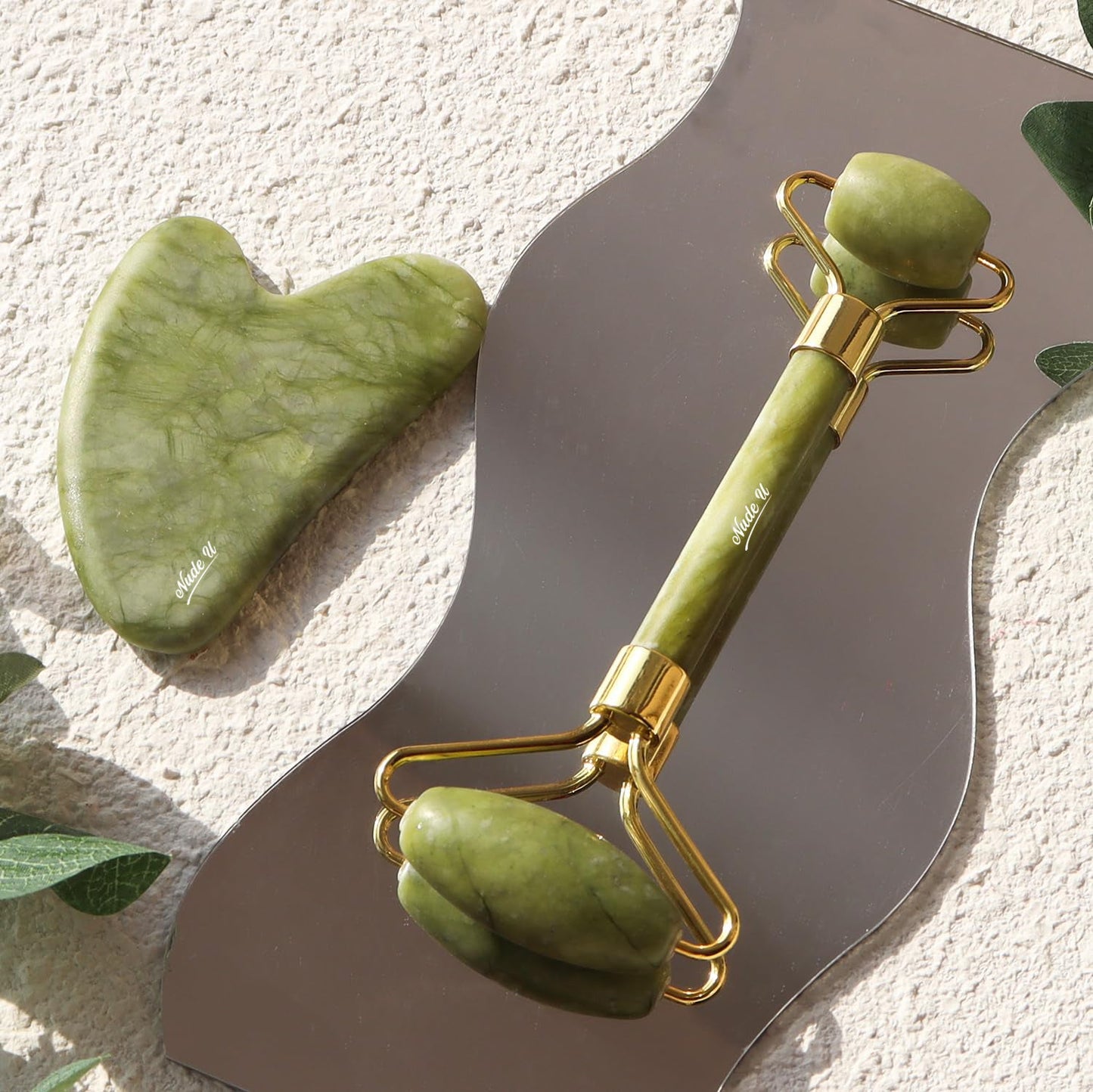 Jade Roller & Gua Sha Set | NUDE U - SH Salons