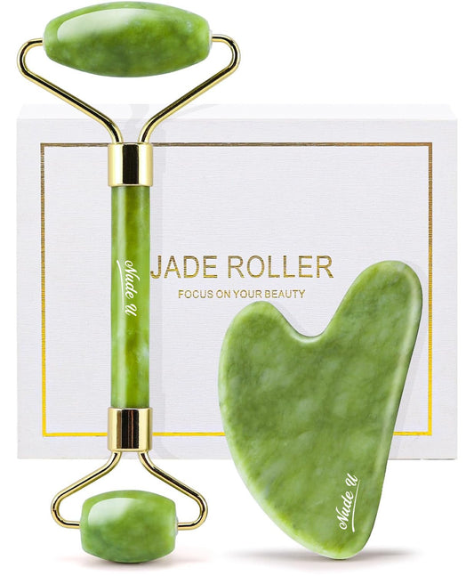 Jade Roller & Gua Sha Set | NUDE U - SH Salons