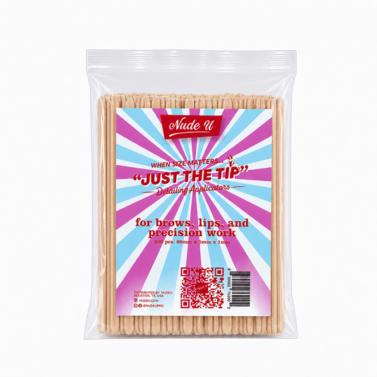 "Just The Tip" Mini Detailing Wax Applicator | 200 Count | NUDE U | Waxing Kits & Supplies by NUDE U - SH Salons