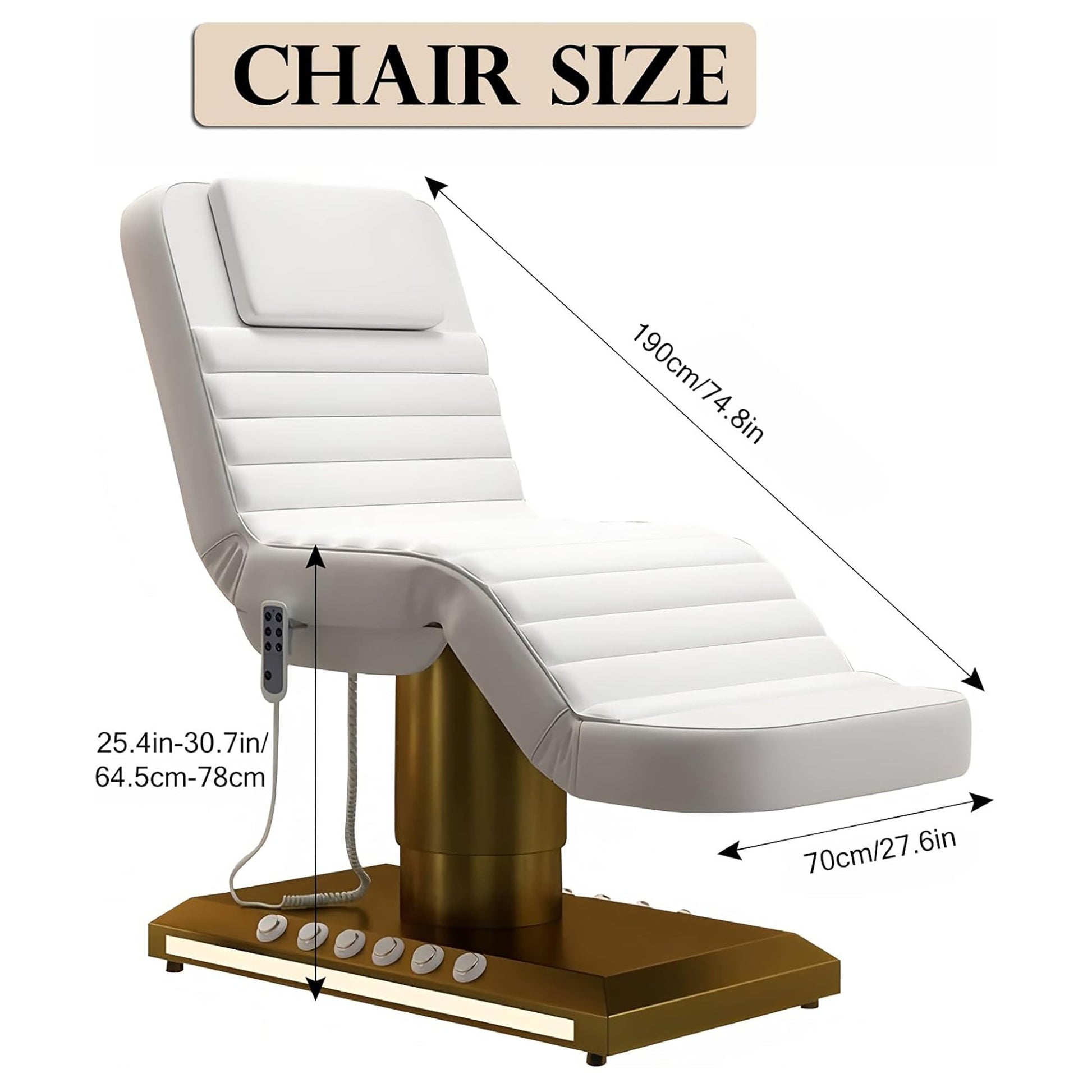 LT1837 | Professional Fully Electric Spa Chair | SSW | MASSAGE BED by SSW - SH Salons