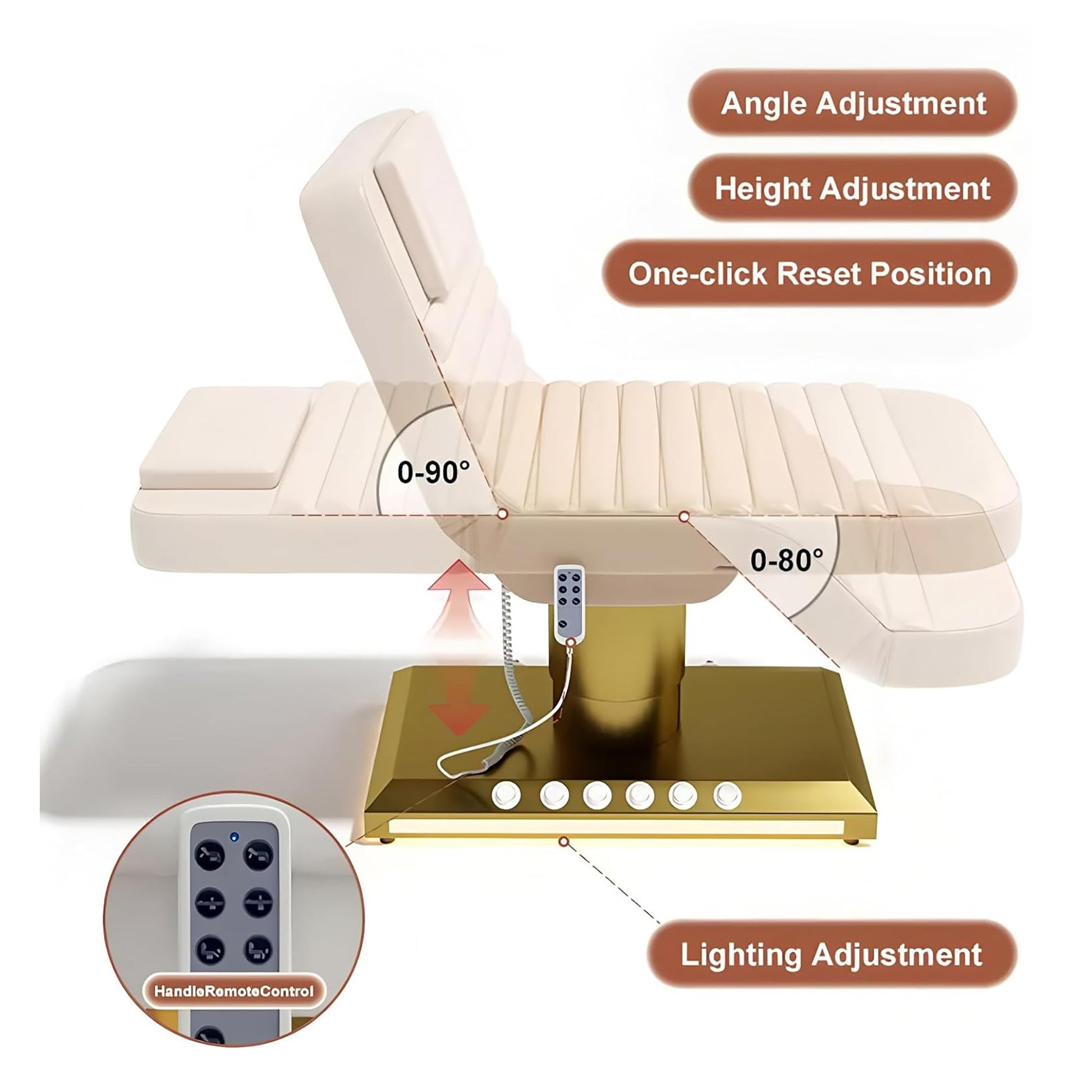 LT1837 | Professional Fully Electric Spa Chair | SSW | MASSAGE BED by SSW - SH Salons