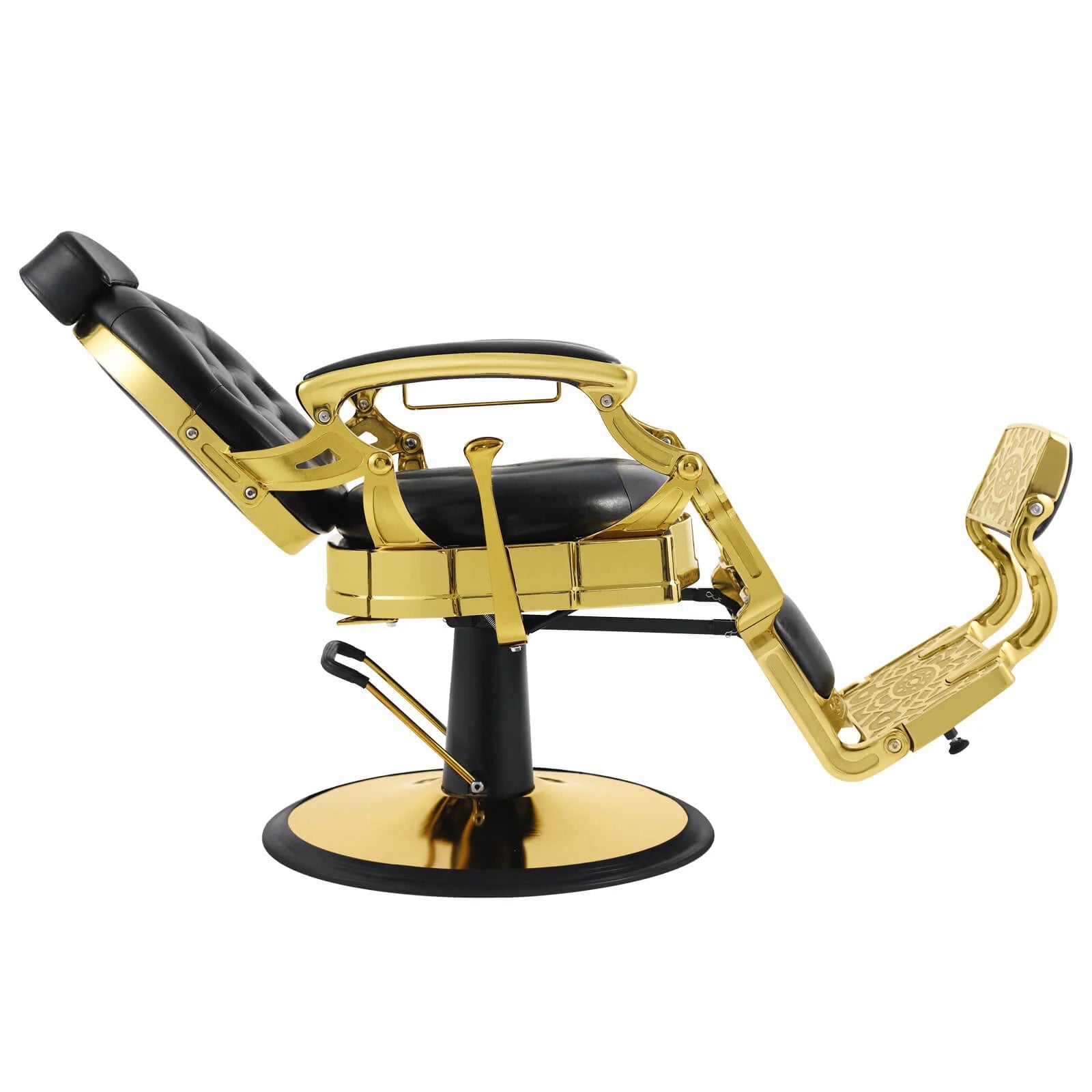 LT896 | Gold Vintage Barber Chair | Barber Salon Accessories | Barber Chair by SSW - SH Salons