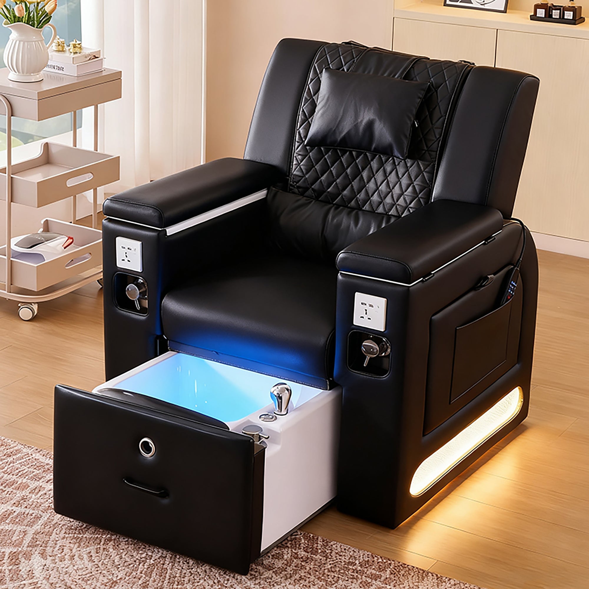 M30 | Plumbed | Pedicure and Manicure Chair - Electric Massage | SSW | Pedicure and Manicure Chair (Plumbed) by SSW - SH Salons