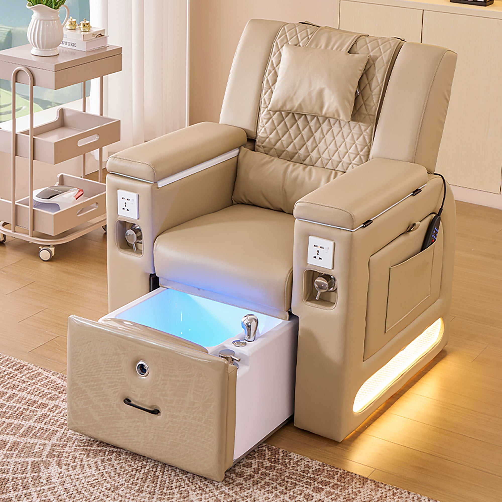 M30 | Plumbed | Pedicure and Manicure Chair - Electric Massage | SSW | Pedicure and Manicure Chair (Plumbed) by SSW - SH Salons