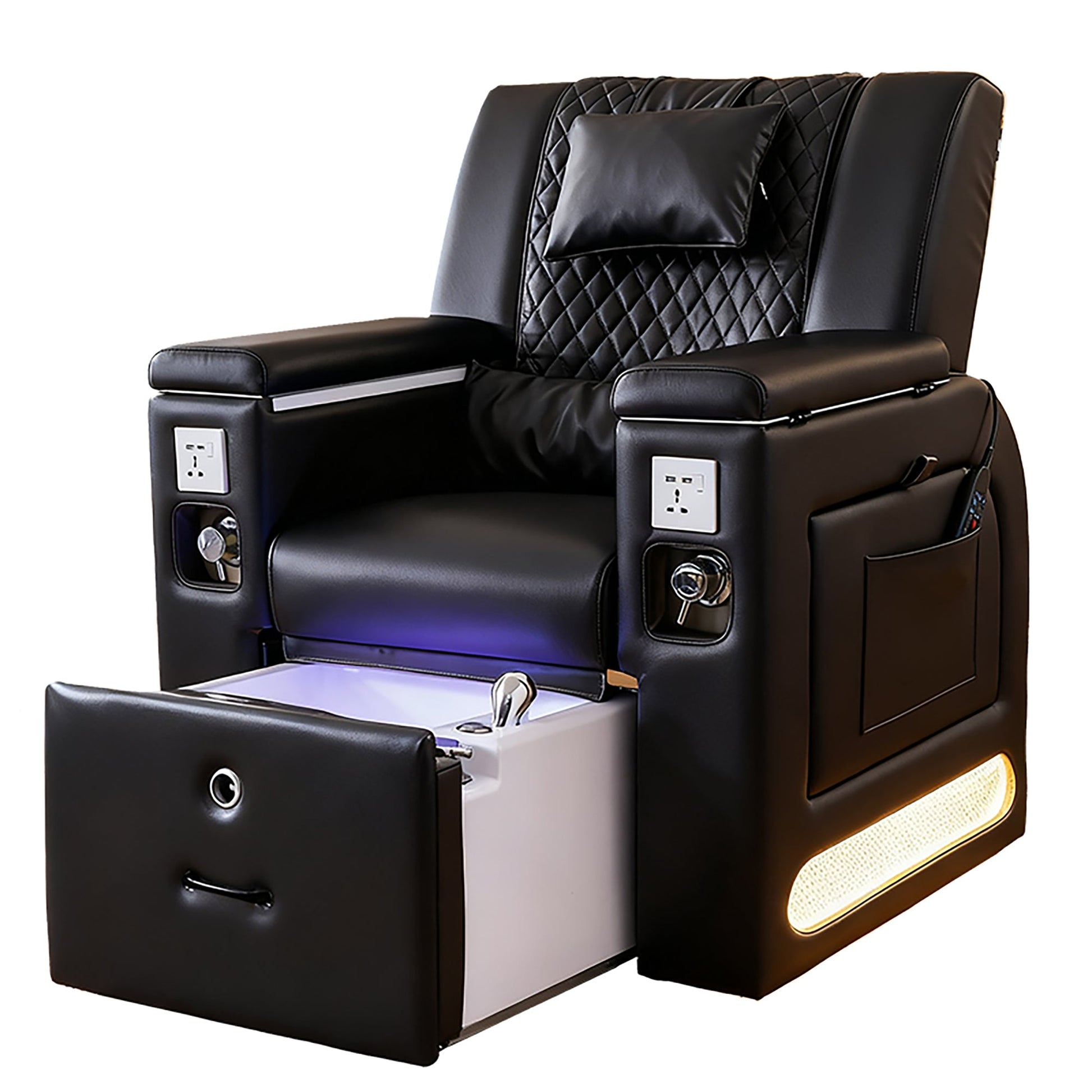 M30 | Plumbed | Pedicure and Manicure Chair - Electric Massage | SSW | Pedicure and Manicure Chair (Plumbed) by SSW - SH Salons