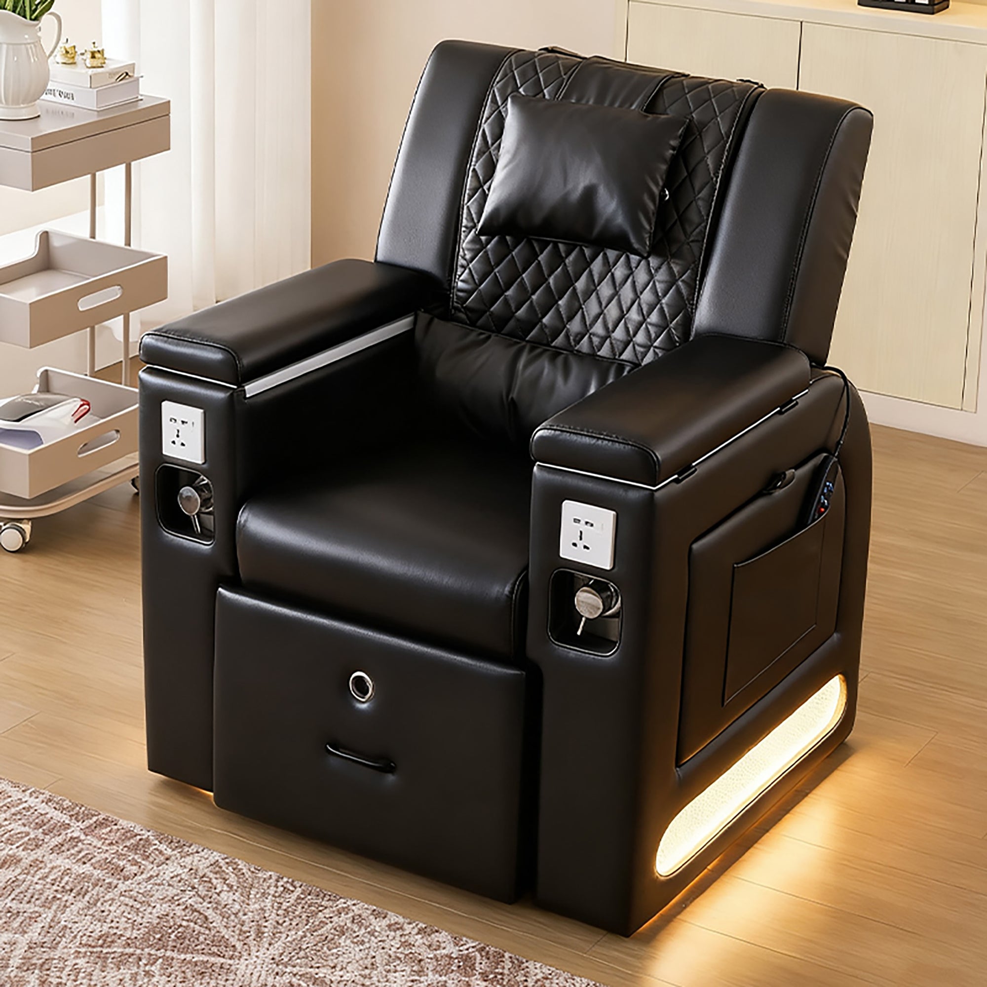 M30 | Plumbed | Pedicure and Manicure Chair - Electric Massage | SSW | Pedicure and Manicure Chair (Plumbed) by SSW - SH Salons