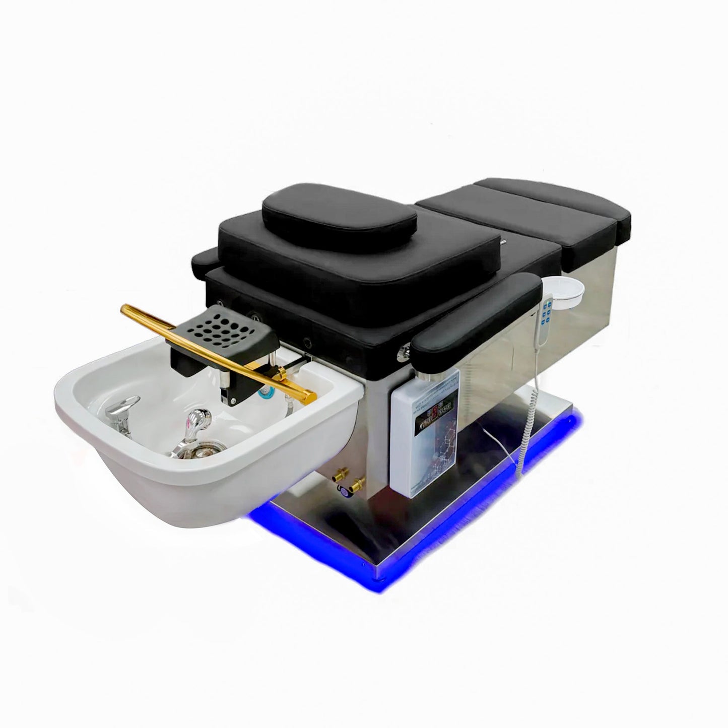 M35 | Plummed | Electric Luxury Japanese Head Spa / Pedicure Basin with Arms | SSW | Head Spa Beds (Plumbed) by SSW - SH Salons