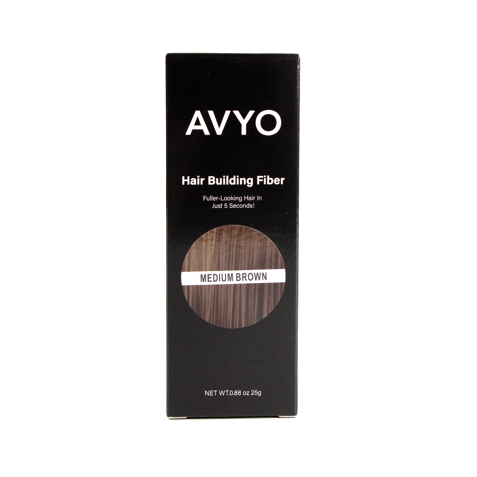 Medium Brown | Hair Building Fibers | Fuller Looking Hair | 0.88 oz - 25g | AVYO | Hair Care by AVYO - SH Salons