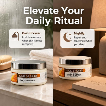 Milk & Honey | Body Butter for Dry Skin | 8 fl oz | ORIGEM by ORIGEM | SH Salons