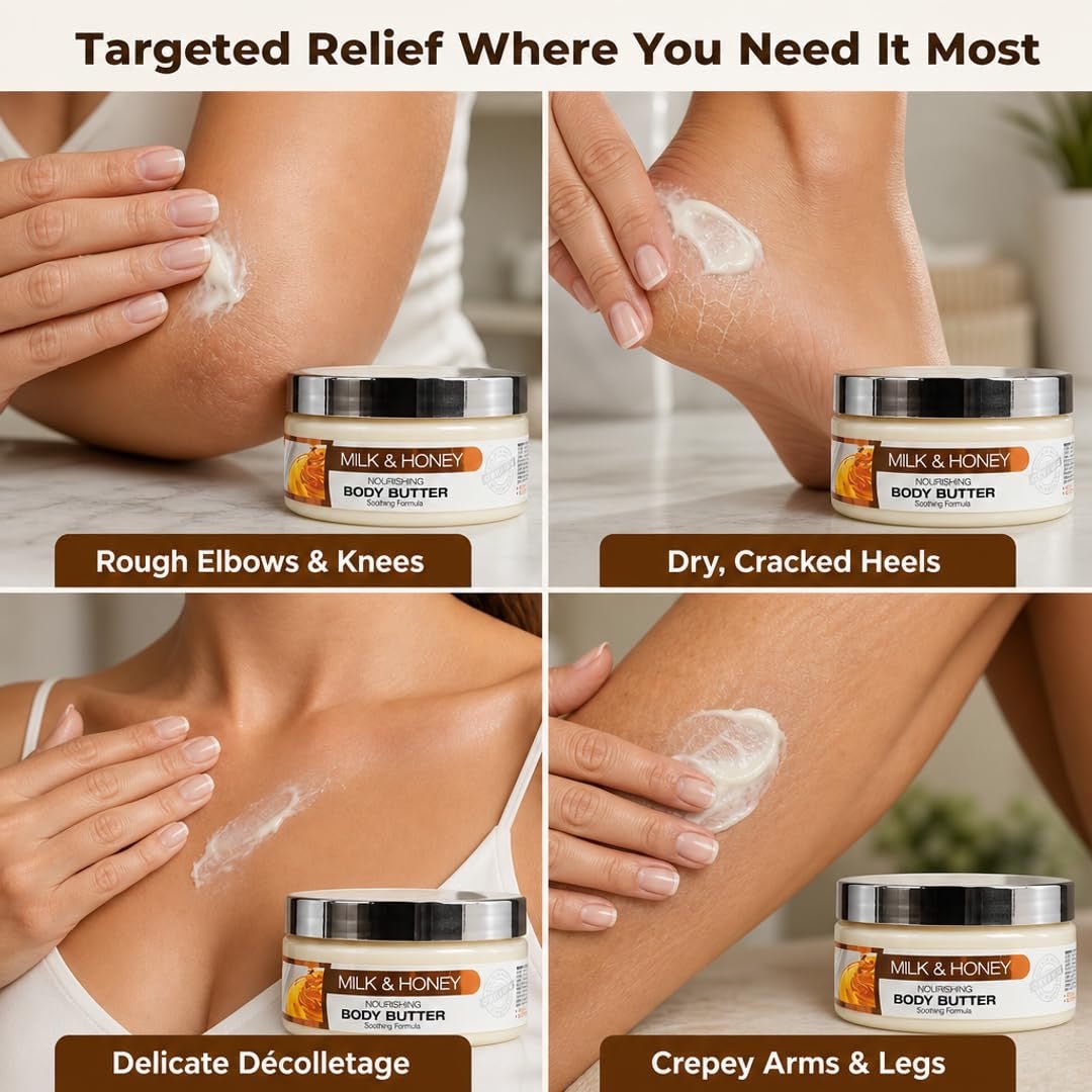 Milk & Honey | Body Butter for Dry Skin | 8 fl oz | ORIGEM by ORIGEM | SH Salons