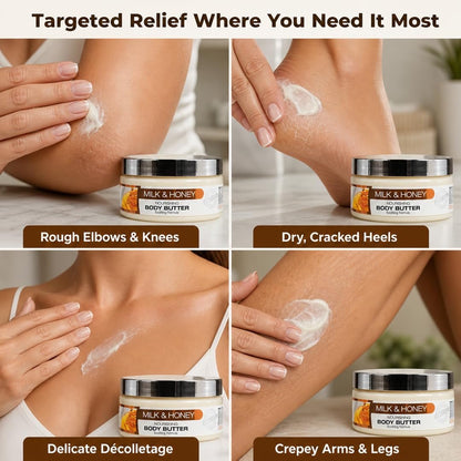 Milk & Honey | Body Butter for Dry Skin | 8 fl oz | ORIGEM by ORIGEM | SH Salons