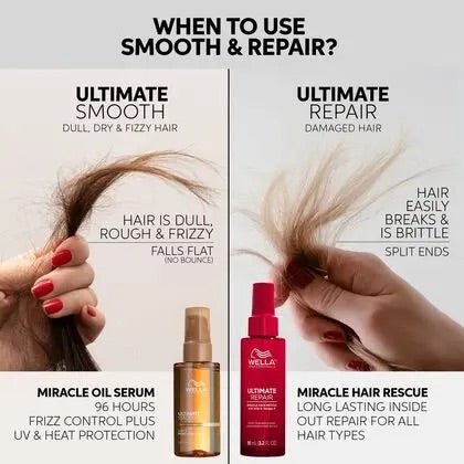 Miracle Oil Serum | Ultimate Smooth | WELLA | HAIR STYLING PRODUCTS by WELLA PROFESSIONAL - SH Salons