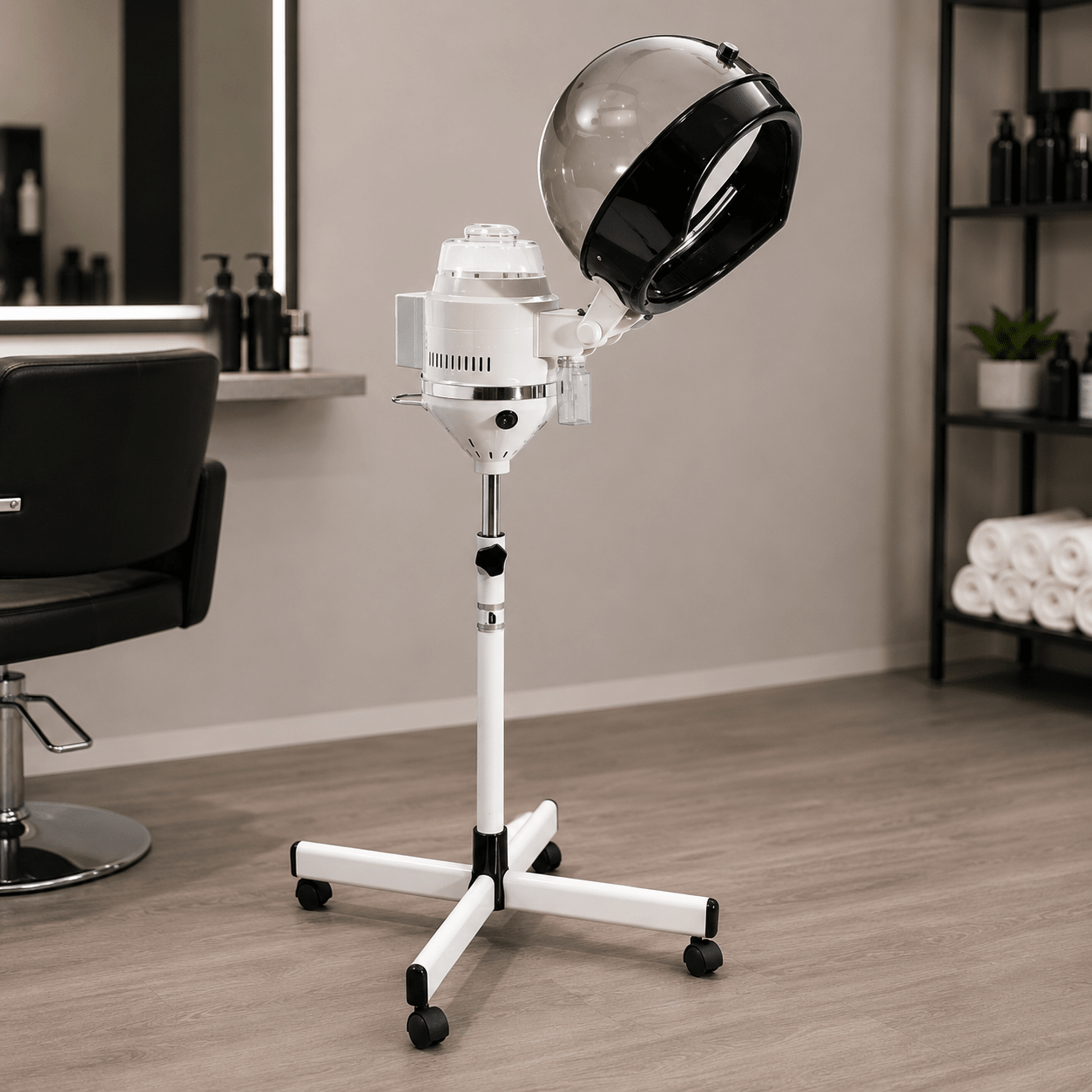 MS - 1002 Professional Hair Steamer on Stand for Salon Treatments by SSW | SH Salons