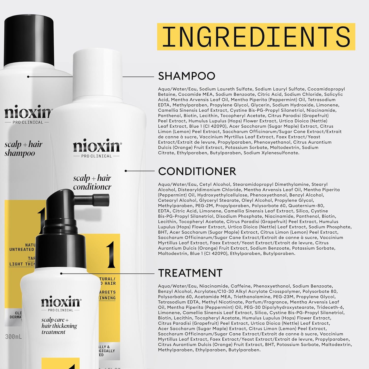 Nioxin System 1 Trio | NIOXIN - SH Salons