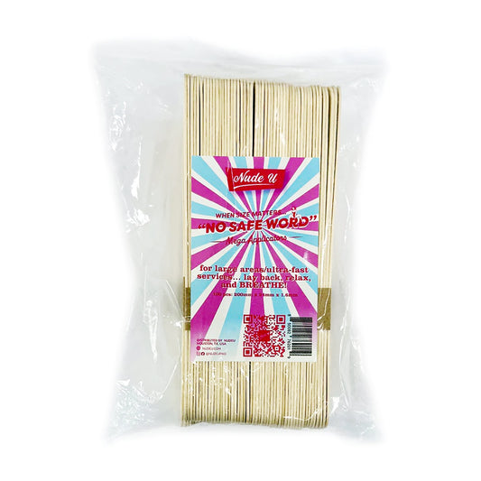 “No Safe Word” Mega Applicator | 100 Count | NUDE U | Waxing Kits & Supplies by NUDE U - SH Salons