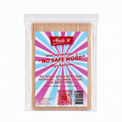 “No Safe Word” Mega Applicator | 100 Count | NUDE U by NUDE U | SH Salons