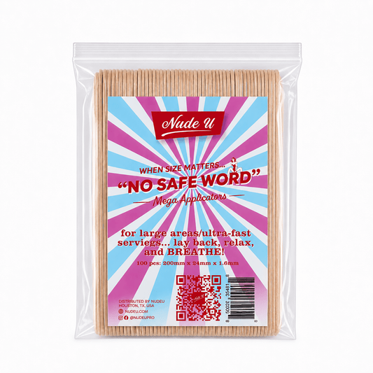 “No Safe Word” Mega Applicator | 100 Count | NUDE U | Waxing Kits & Supplies by NUDE U - SH Salons