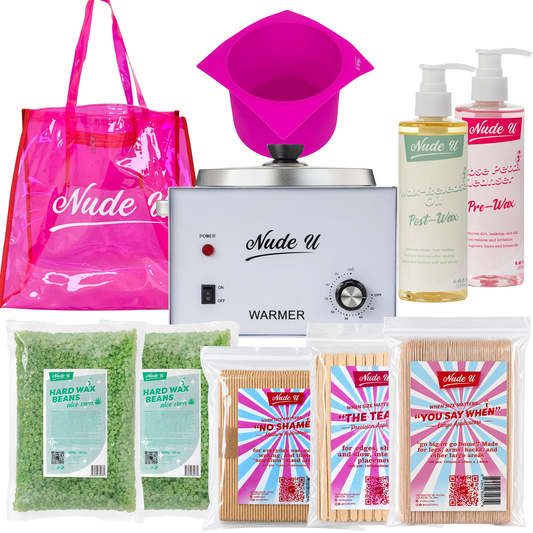 NudeU Advanced Hard Wax Kit by NUDE U | SH Salons