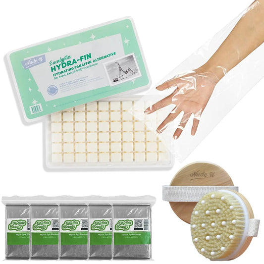 NudeU Hydra-Fin Hydrating Paraffin Alternative Body Wrap Kit by NUDE U | SH Salons